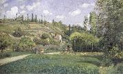 Camille Pissarro, A cowherd on the route du Chou,Pontoise